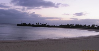 evening seaside